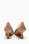 Туфли Zara Shiny Heeled, бежевый - фото 6