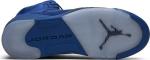 Кроссовки Air Jordan 5 Retro GS Blue Suede, синий - фото 4