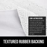 Коврик для ванной Gorilla Grip, 112х66 см, белый - фото 3