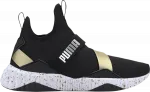 Кроссовки Puma Wmns Defy Mid Metal Black Gold, черный - фото