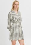 Платье ICHI IHVERA, Black Dot Aop/Mottled Beige - фото