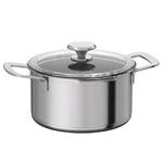 Кастрюля с крышкой Ikea Hemkomst, серебрянный - фото 2