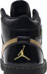 Кроссовки Air Jordan 1 Retro PL Metallic Gold 2003, черный - фото 7
