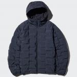 Мужская куртка Uniqlo Pufftech, темно-синяя - фото