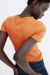 Футболка H&M Fitted, оранжевый - фото 6