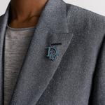 DIOR Серый пиджак мужской деловой, Gray - фото 7