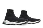 Кроссовки Balenciaga Speed Sneaker 'Clearsole - Black White', черный - фото 8