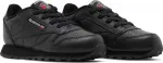 Кроссовки classic leather toddler 'triple black' Reebok, черный - фото 9