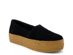 Слипоны Valencia Platform Espadrille Toms, черный - фото