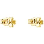 Серьги Tous Tous Good Vibes Clover With Diamonds, золото/бриллианты - фото 3