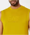 Майка Regular fit Ea7, желтый - фото 4