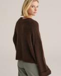 Свитер WE Fashion, темно-коричневый - фото 3
