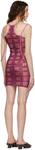Пурпурное мини-платье Vortex KNWLS - фото 3