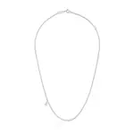 Колье Tous Bold Bear Short With Thick Round Rings, серебро - фото 2