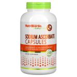 Аскорбат натрия NutriBiotic, Immunity Sodium Ascorbate, 250 растительных капсул - фото