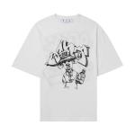 Футболка Off-White Graff Freest Over Skate Short-Sleeve Tee 'White/Black', белый - фото 2