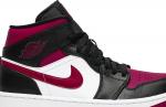 Кроссовки Air Jordan 1 Mid Noble Red, красный - фото 2