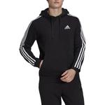 Толстовка adidas Essentials Fleece 3-Stripes, черный - фото 2