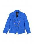 Блейзер для девочек Balmain, ярко-синий - фото