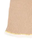 Шапка бини с отделкой в рубчик Barrie, бежевый - фото 3