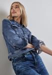Джинсовая куртка Street One, синий деним - фото 4