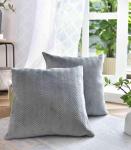 Декор подушка грета 45х45 см серый, серый - фото 3