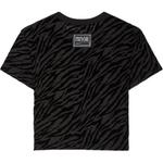 Футболка Jeans Couture Zebra devoré VERSACE, черный - фото 4