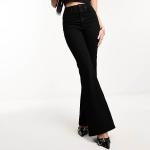 Джинсы Asos Design Power Stretch Flare, черный - фото