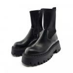 Ботинки Zara Sock-style Track Sole Ankle, чёрный (Размер EU 37) - фото 4