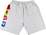 Спортивные шорты Supreme x Thrasher Multi Logo Sweatshort Ash Grey, серый - фото 2