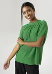 Блуза-слип Aniston SELECTED очень широкой формы, зеленый - фото