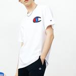 Футболка унисекс Champion, серый/синий - фото 5