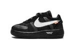 Кроссовки Nike Air Force 1 Low Off-White Black White TD - фото
