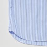 Рубашка в полоску с длинным рукавом Oxford Uniqlo, синий - фото 9