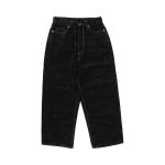 Брюки BAPE 1st Camo Destroyed Loose Fit Denim Pants, Black - фото