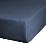 Простыня джерси графит 90х200 25см хлопок плотностью 125 г/м2 Eurofirany - фото 3