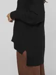 Кардиган Vila "VIRIL L/S ТРИКОТАЖНЫЙ КАРДИГАН OVERSIZE - NOOS", черный - фото 4
