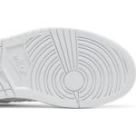 Кроссовки Wmns Air Jordan 1 Low 'Triple White Quilted', белый - фото 5