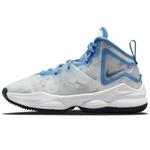 Кроссовки Nike LeBron 19 PS Sweatsuit, белый/голубой - фото