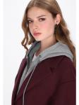 Пальто myMo ROCKS, бордовый - фото 5