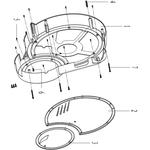 FRO120 — Корпус справа и винты DOMYOS - фото 4