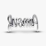 Шарм Pandora Amour Script, серебро - фото 2