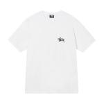 Футболка Stussy Basic Tee 'White', белый - фото