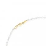 Колье-чокер Tous Cultured Pearls Gloss Choker, позолоченное серебро/жемчуг - фото 3