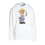 Толстовка Market Botanical Bear, белый - фото