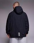 Куртка Armani из нейлона с капюшоном черного цвета Ea7 - фото 3