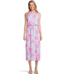 Платье Lilly Pulitzer Gracelyn Halter Midi Dress, цвет Multi Beachside Haven - фото