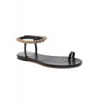 Балетки TORY BURCH, черный - фото