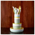 Набор тарелок для детей, пастельные тона, 6 шт. KALAS IKEA - фото 5