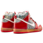 Кроссовки sb dunk high premium Nike, красный - фото 3